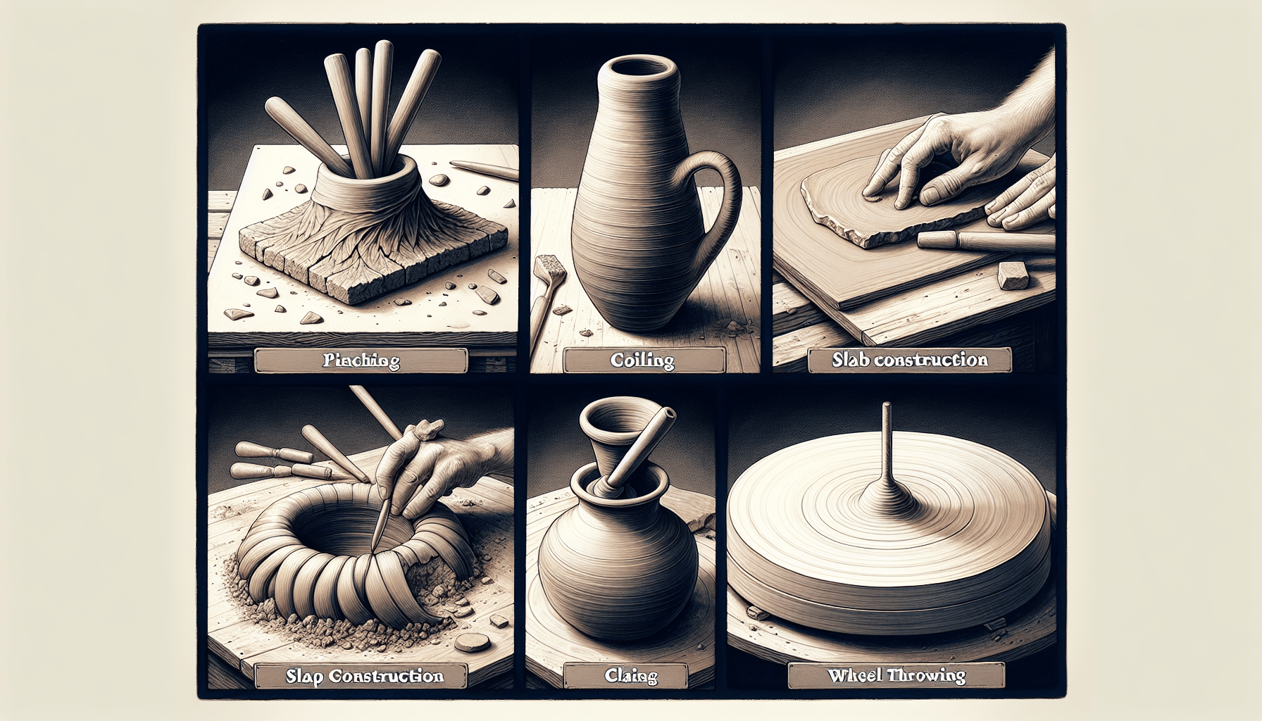 What Are The 4 Main Ways Or Techniques To Form Clay?